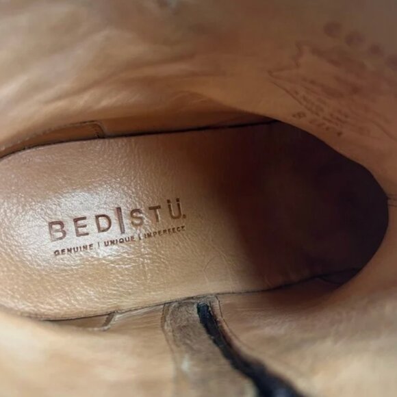 Cobbler Ankle Booties Genuine Natural Leather Handmade Distressed - Picture 10 of 15